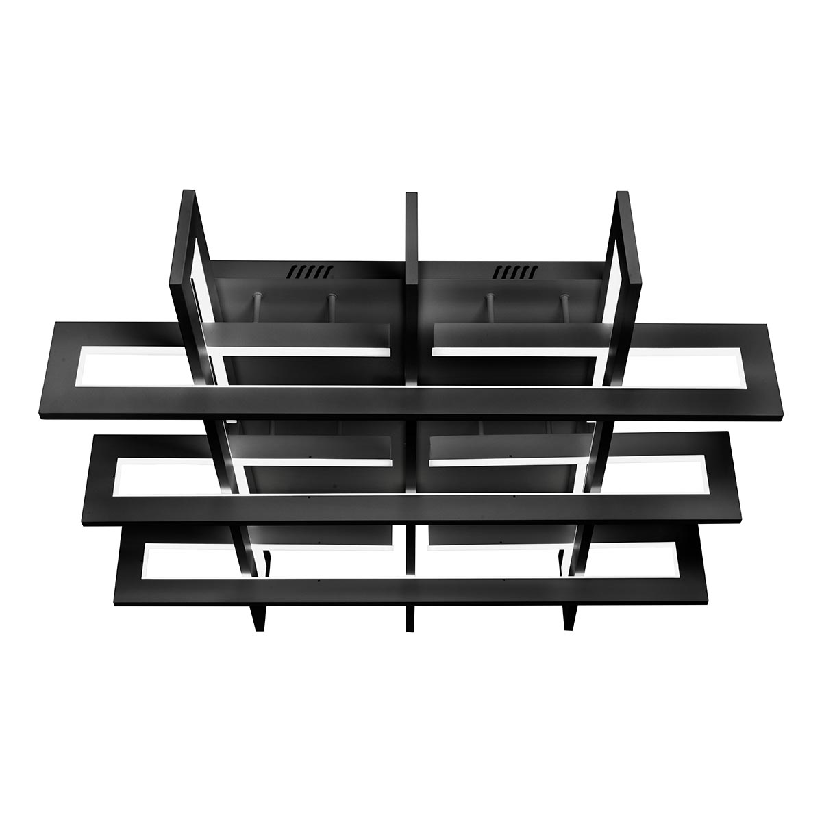 Потолочный светодиодный светильник iLedex Stalker 9082-800*800-X 192W BK 1