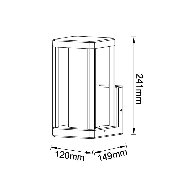 Уличный настенный светильник Mantra Nevada 8897 1