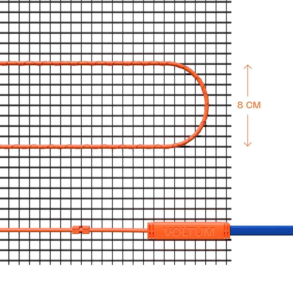 Нагревательный мат Voltum 200 Вт/м 16 м 8 м2 VLT01-200-8.0 1