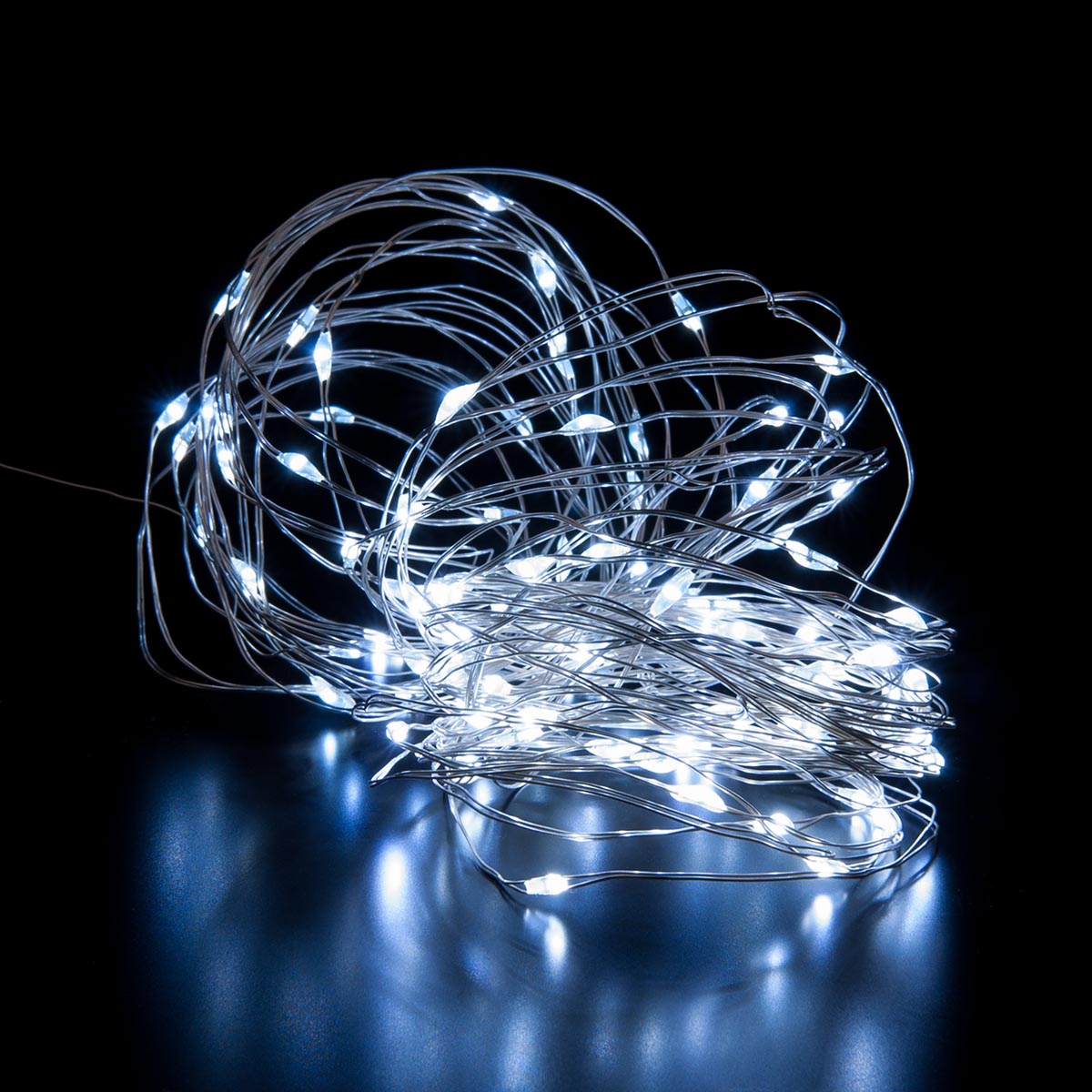 Светодиодная гирлянда Eurosvet Нить Роса 230V 400-008 белый 2