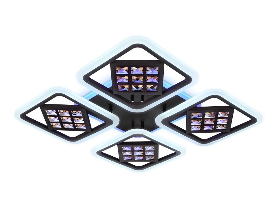 Потолочная светодиодная люстра Ambrella light Ice FA287 3