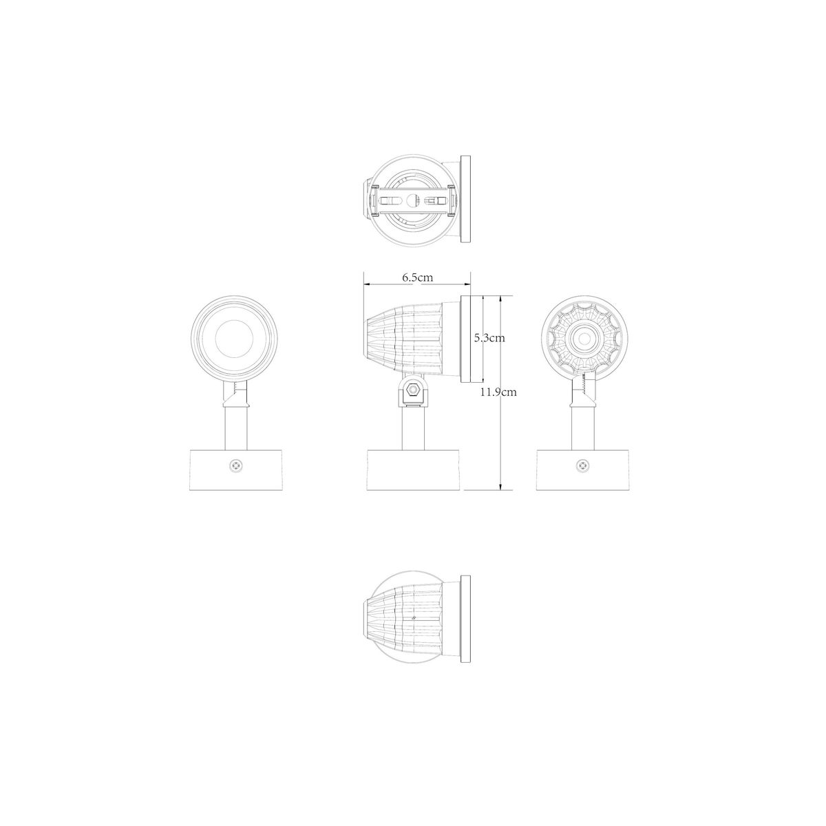 Уличный настенный светодиодный светильник Arte Lamp Elsie A1127AL-1BK 1