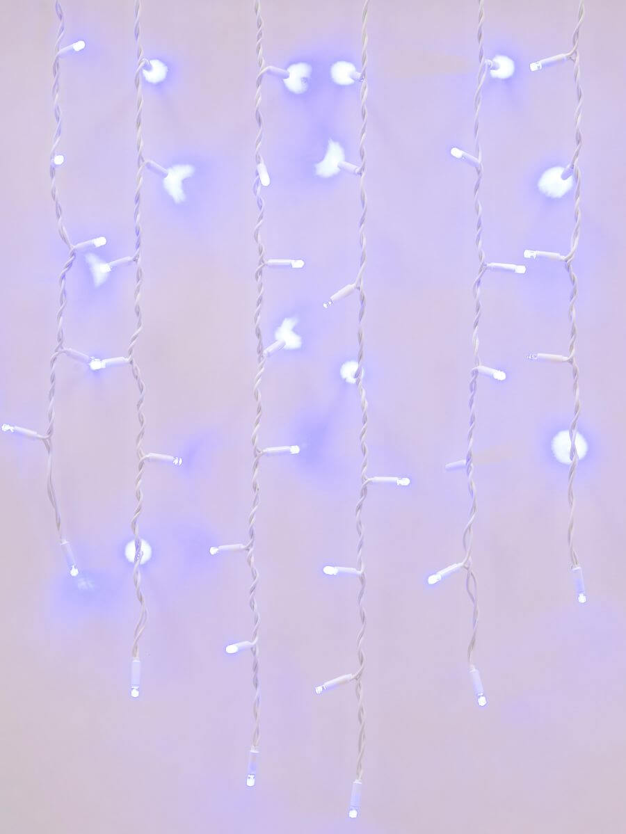 Уличная светодиодная гирлянда Uniel занавес 220V синий ULD-C2030-240/TWK BLUE IP67 UL-00001358 3