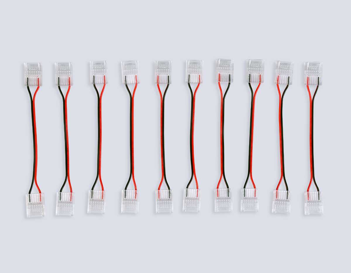 Соединитель гибкий двухсторонний AMBRELLA LIGHT ILLUMINATION COB 12/24V для лент 12mm (2 конт.) (10шт. в комплекте) GS7898 3
