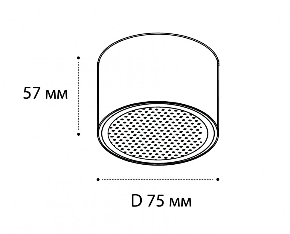 Потолочный светодиодный светильник Italline IT02-007 black 3000K 1