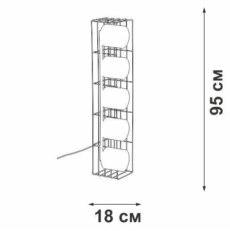 Торшер Vitaluce V3019-1/5P изображение 3 Торшер Vitaluce V3019-1/5P Фото № 3