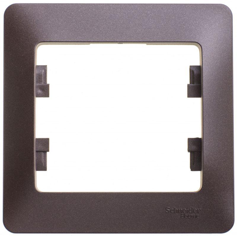 Рамка 1-постовая Systeme Electric Glossa шоколад GSL000801