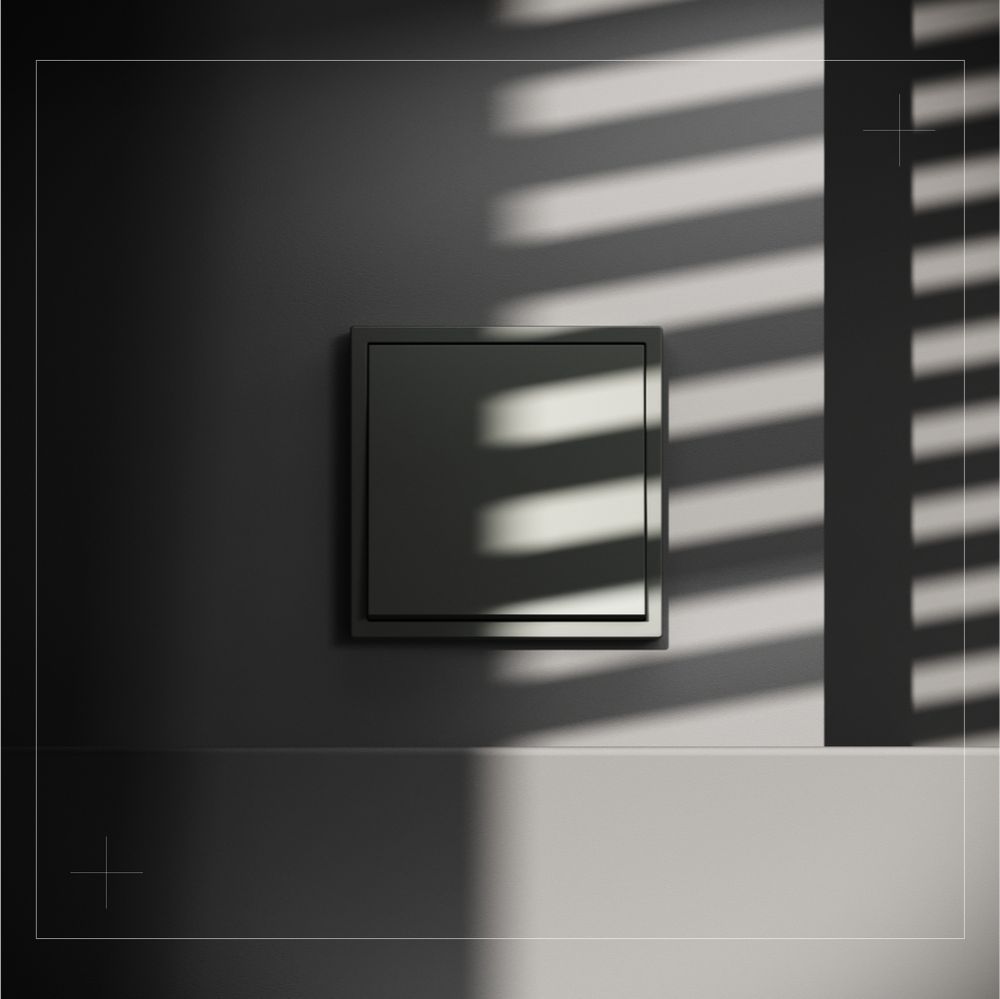 Выключатель встраиваемый Voltum S70 одноклавишный 10А, (титан) VLS010106 3