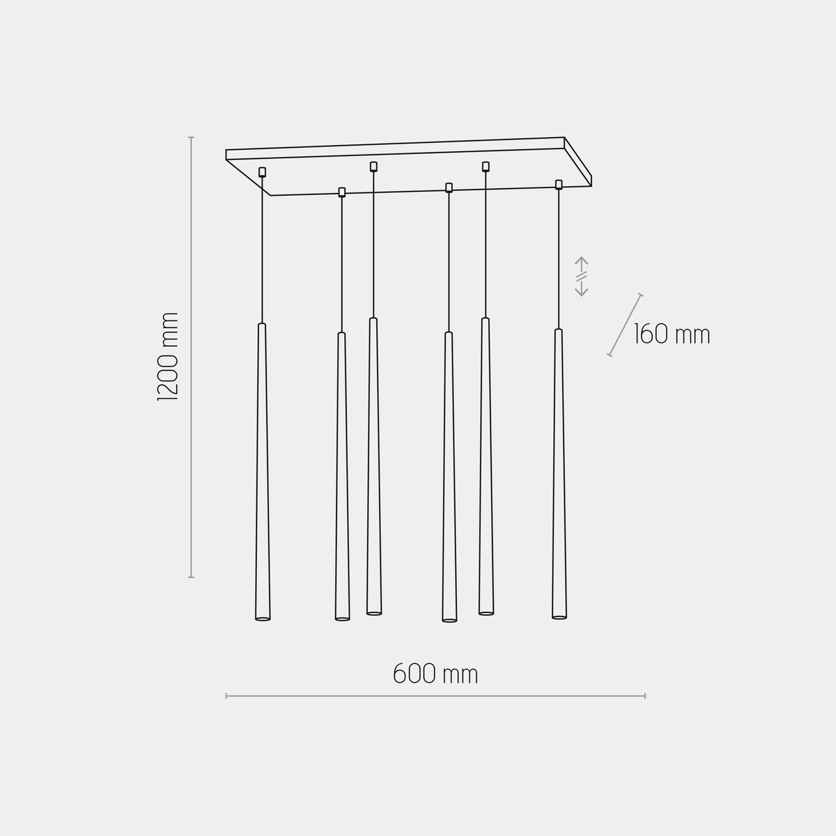 Подвесная люстра TK Lighting 6420 Piano Gold 2
