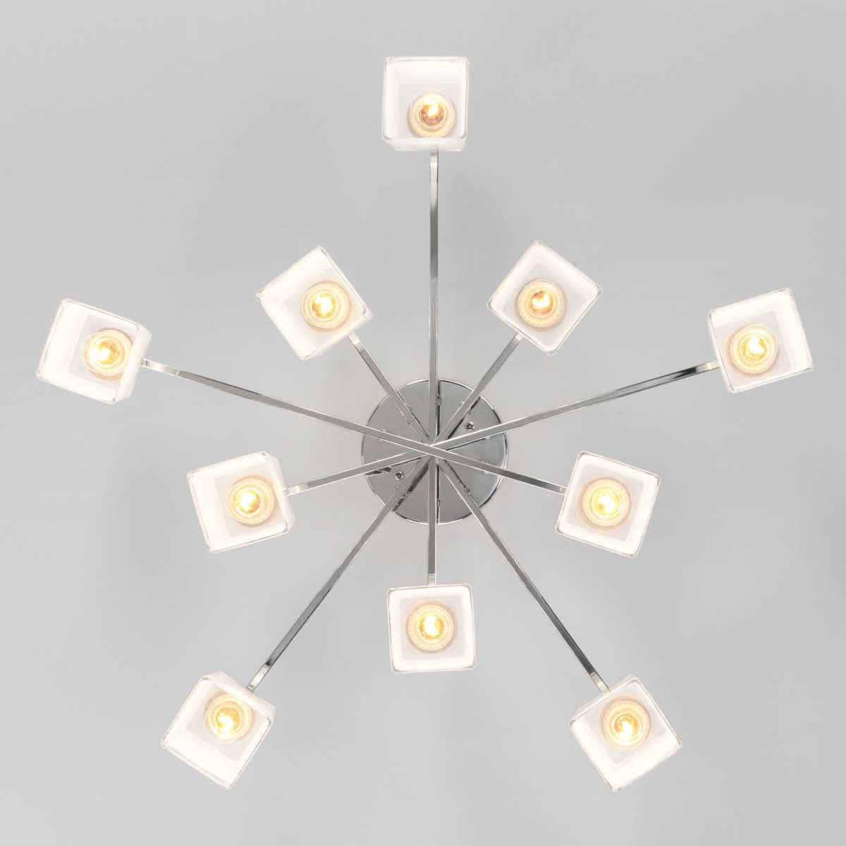 Потолочная люстра Eurosvet Delfi 30162 хром 1