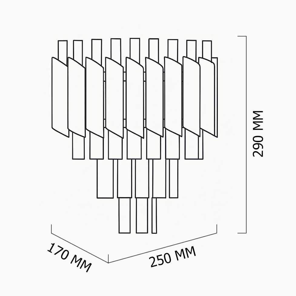Настенный светильник Imperium Loft Crystal 147709-22 1