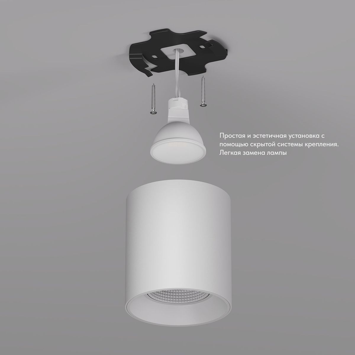 Накладной светильник Denkirs Rodvig DK3090-WH 2