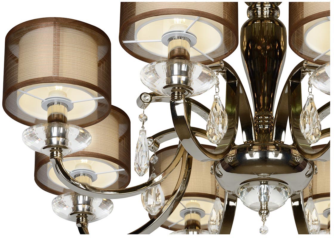 Потолочная люстра iLamp Sofia 88210/8 CR 2