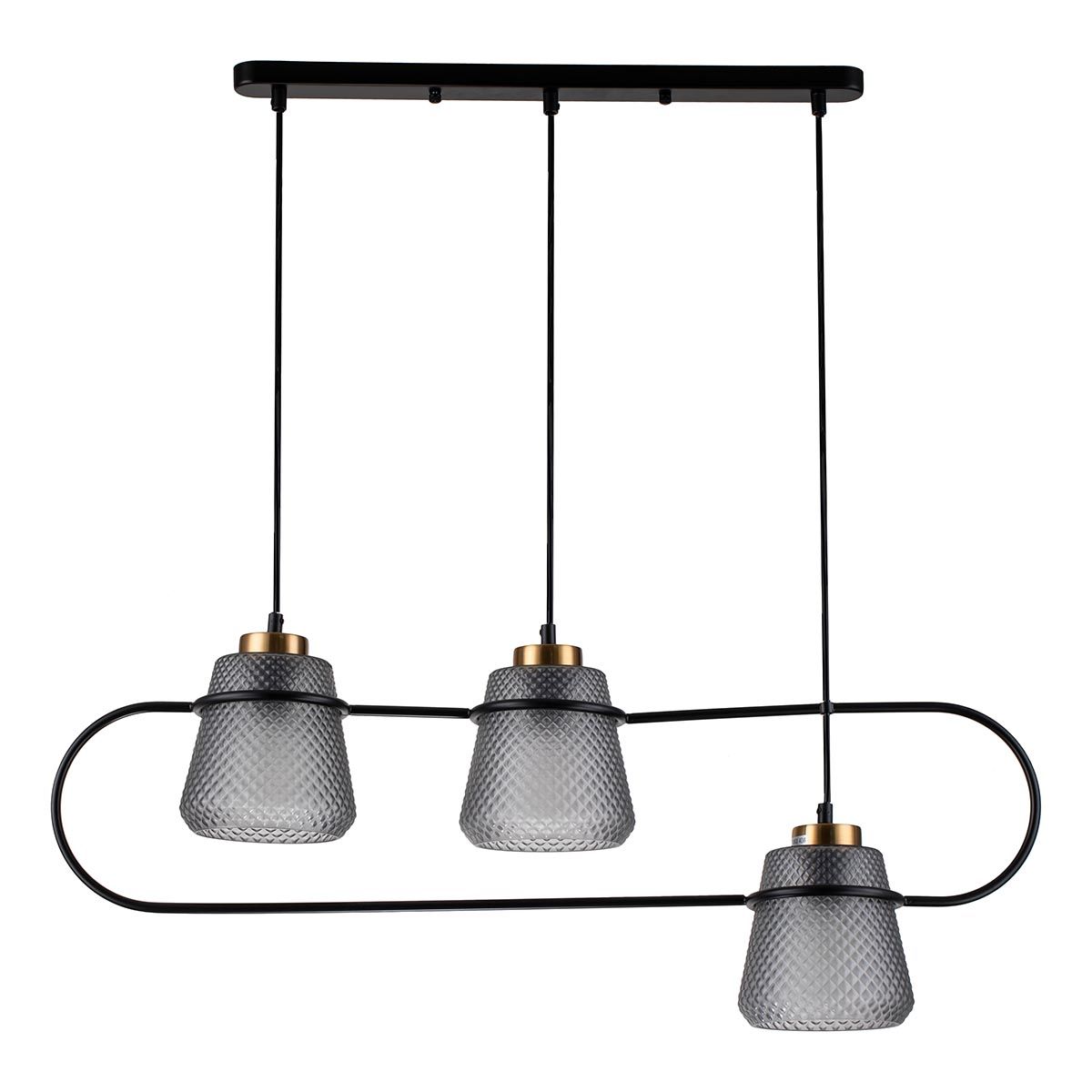 Подвесной светильник Indigo Astratto 11016/3P Black V000158 1