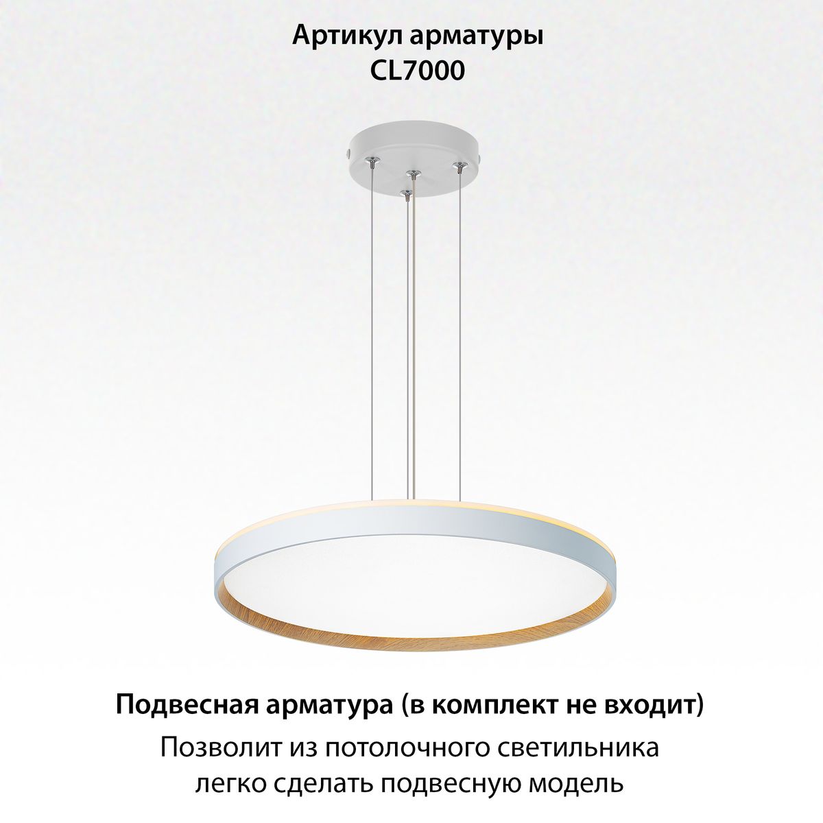 Потолочный светодиодный светильник Citilux Etalon CL750500R 2