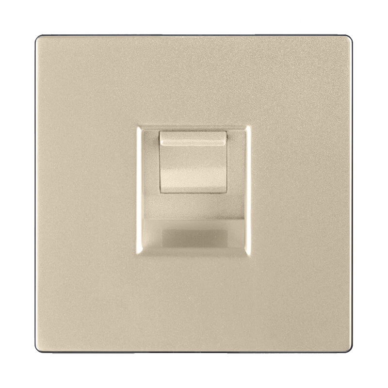 Розетка Werkel Ethernet RJ-45 шампань W1181011 4690389157479 1