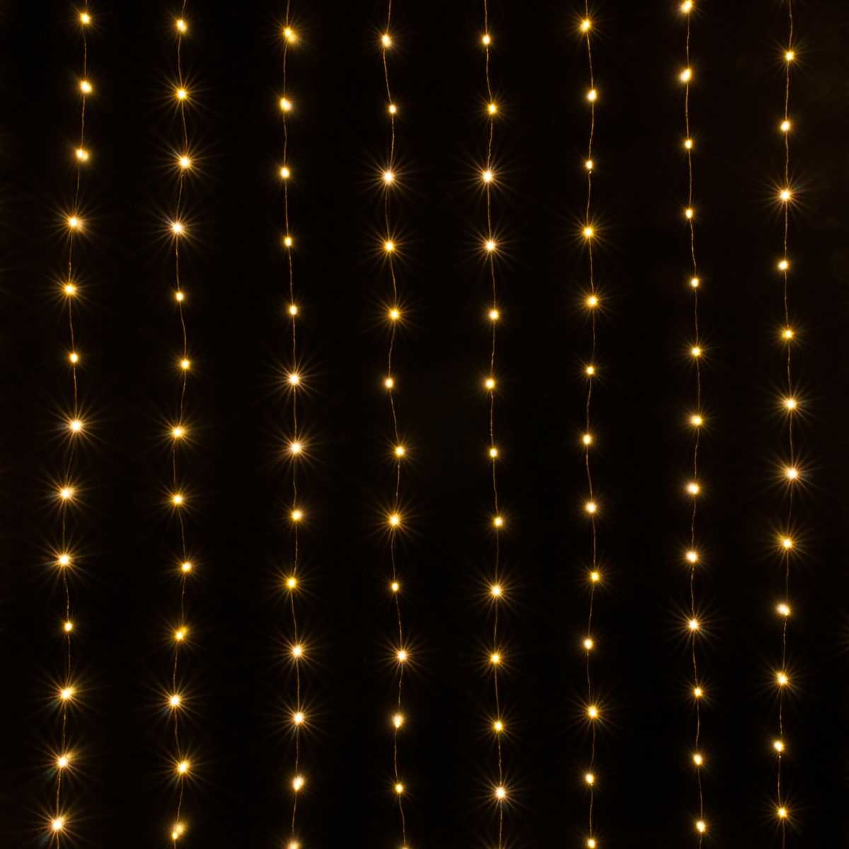 Светодиодная гирлянда Eurosvet Занавес Роса 230V 200-004 теплый белый 1