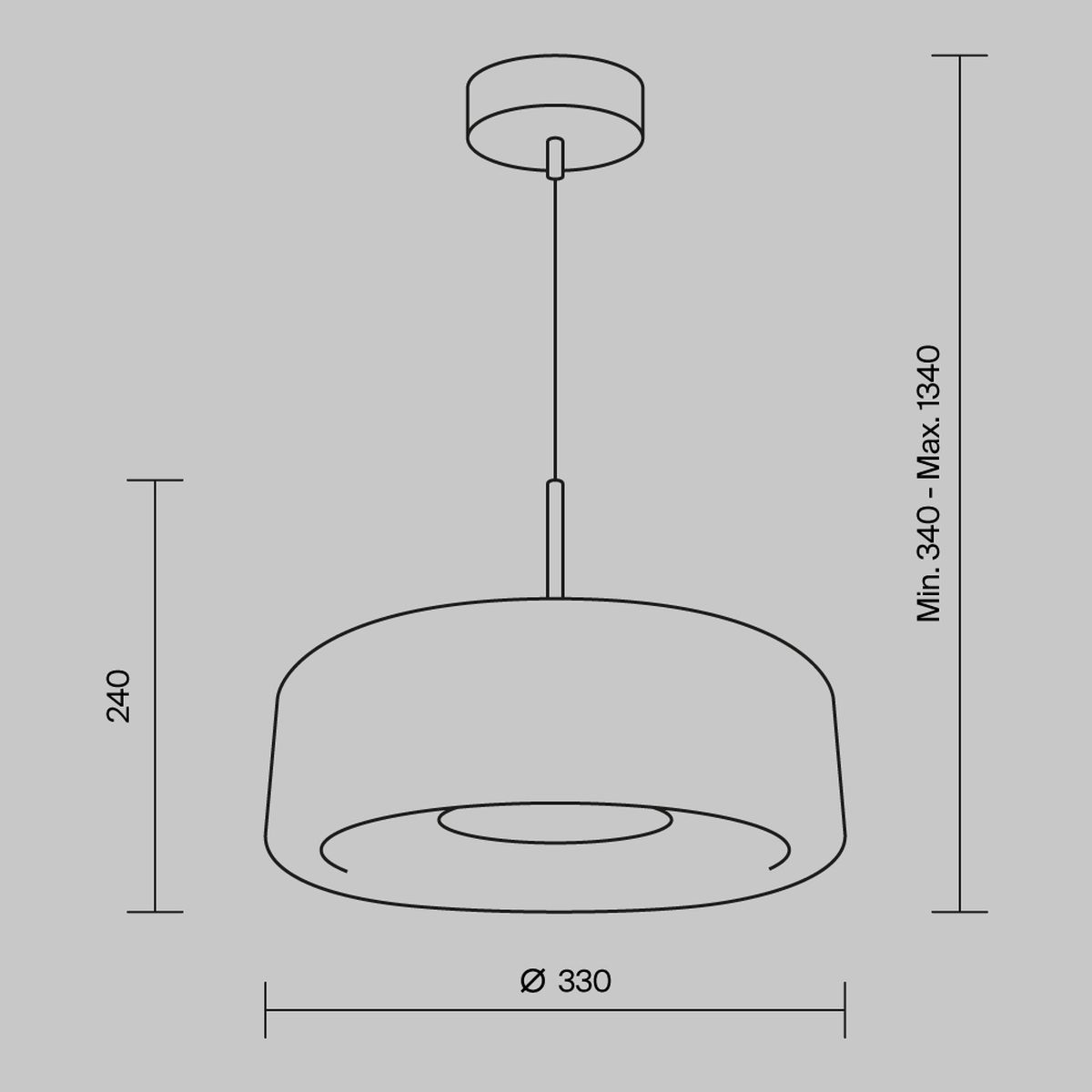 Подвесной светодиодный светильник Maytoni Madmen MOD127PL-L6BR 1