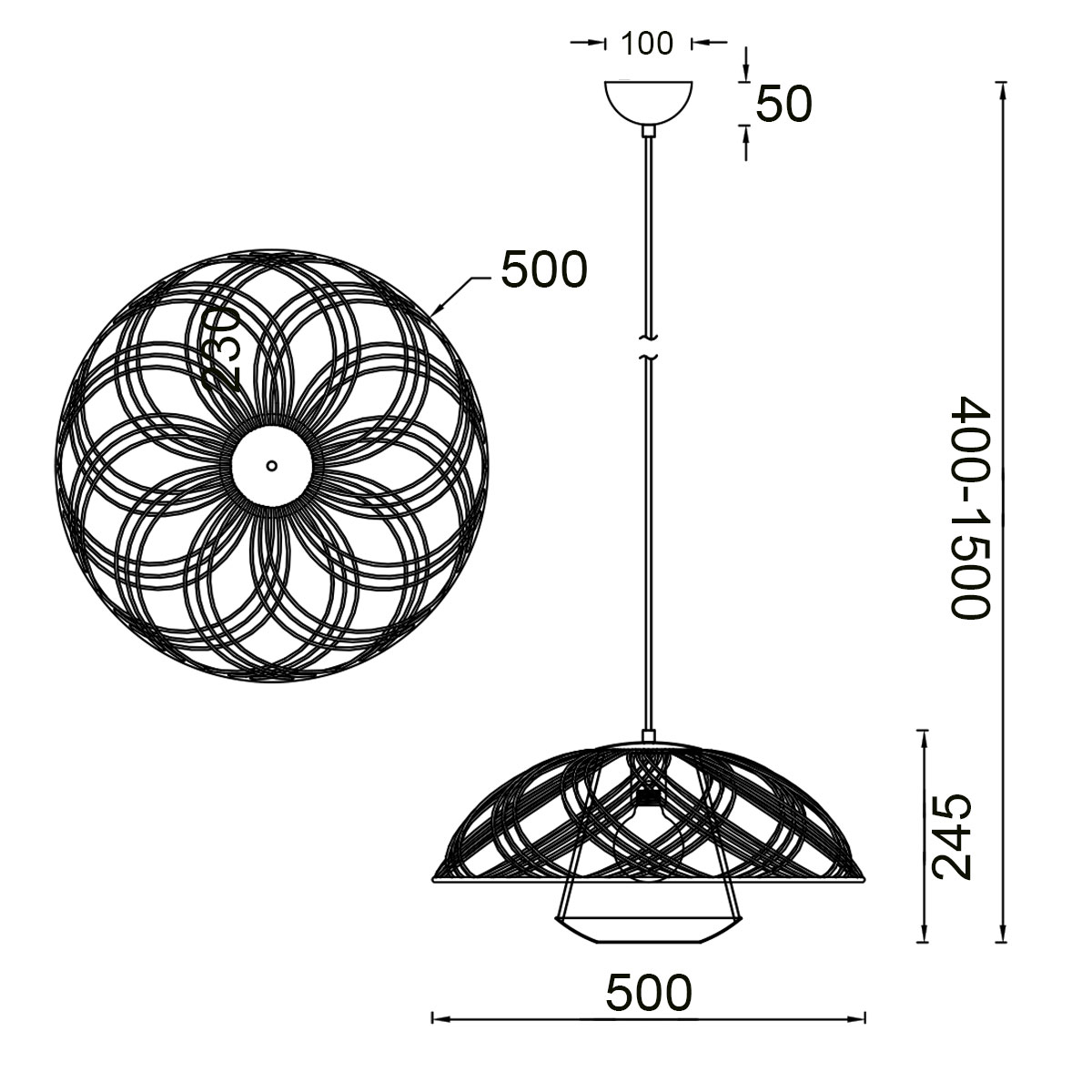 Подвесной светильник Vele Luce Manhattan VL6281P01 3