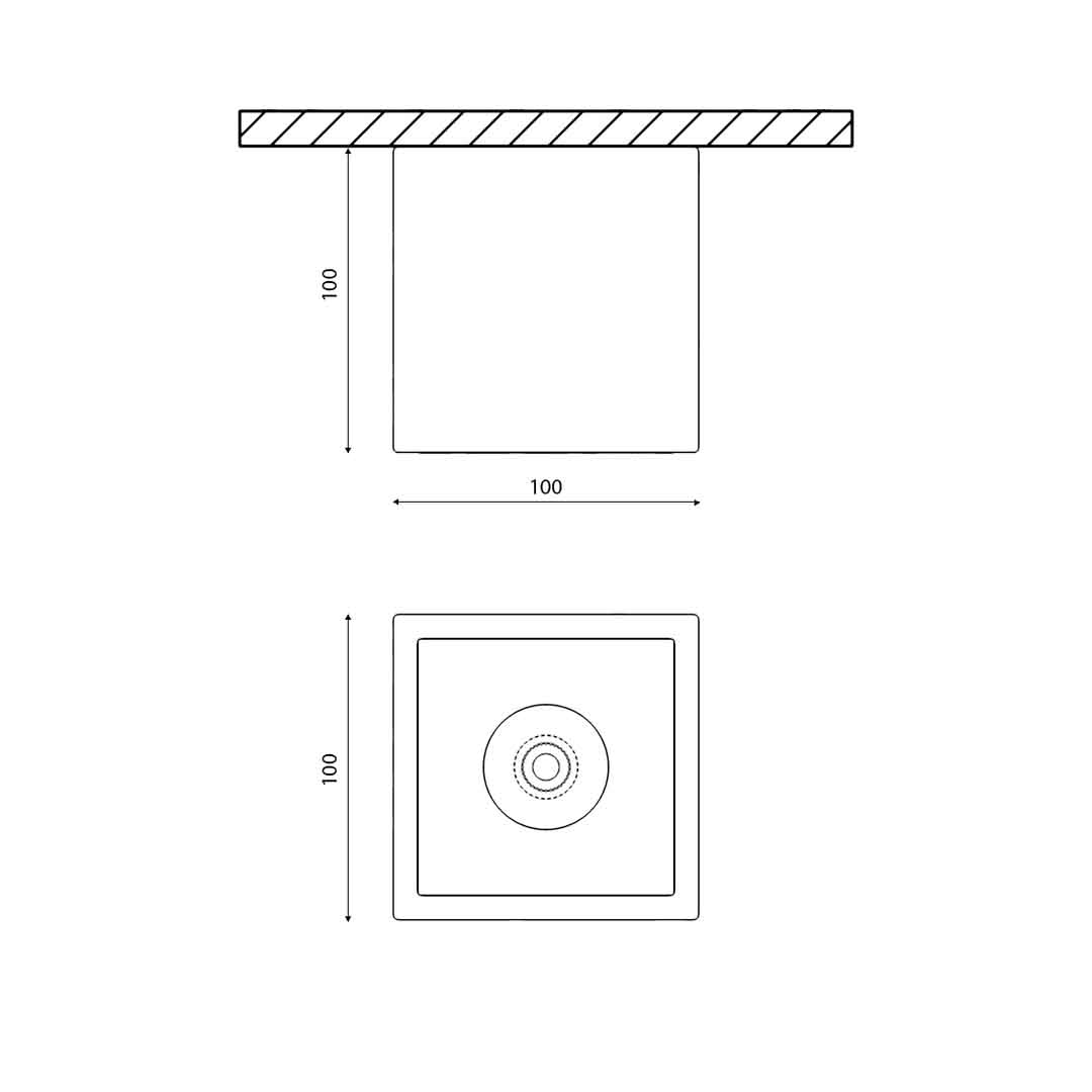 Потолочный светодиодный светильник DesignLed DL-SPL SPL-CB-18-BL-NW 005429 1