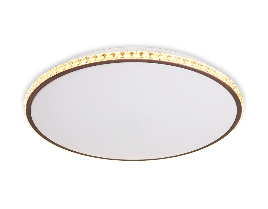 Потолочный светодиодный светильник Ambrella light Orbital Crystal FF71 4