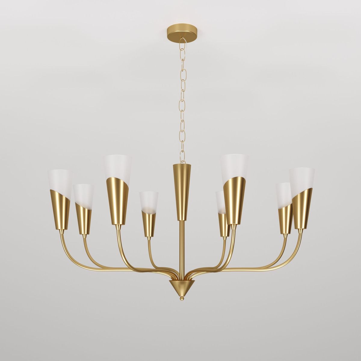 Подвесная люстра Eurosvet Rhyton 60167/8 латунь 5