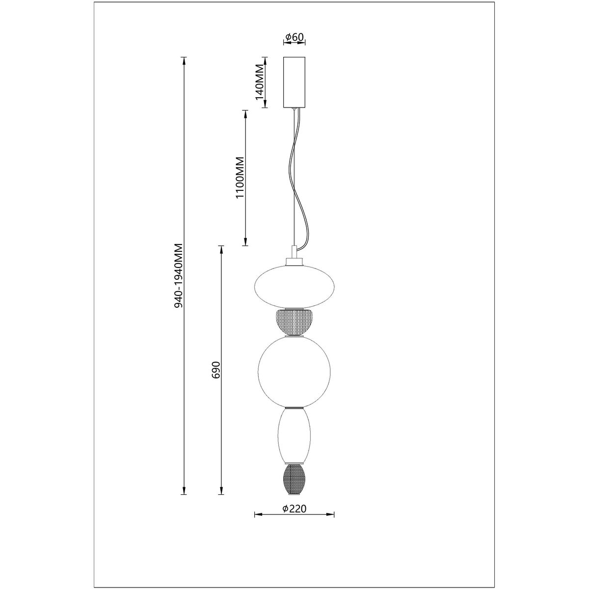 Подвесной светодиодный светильник Divinare Ambra 5016/17 SP-24 1