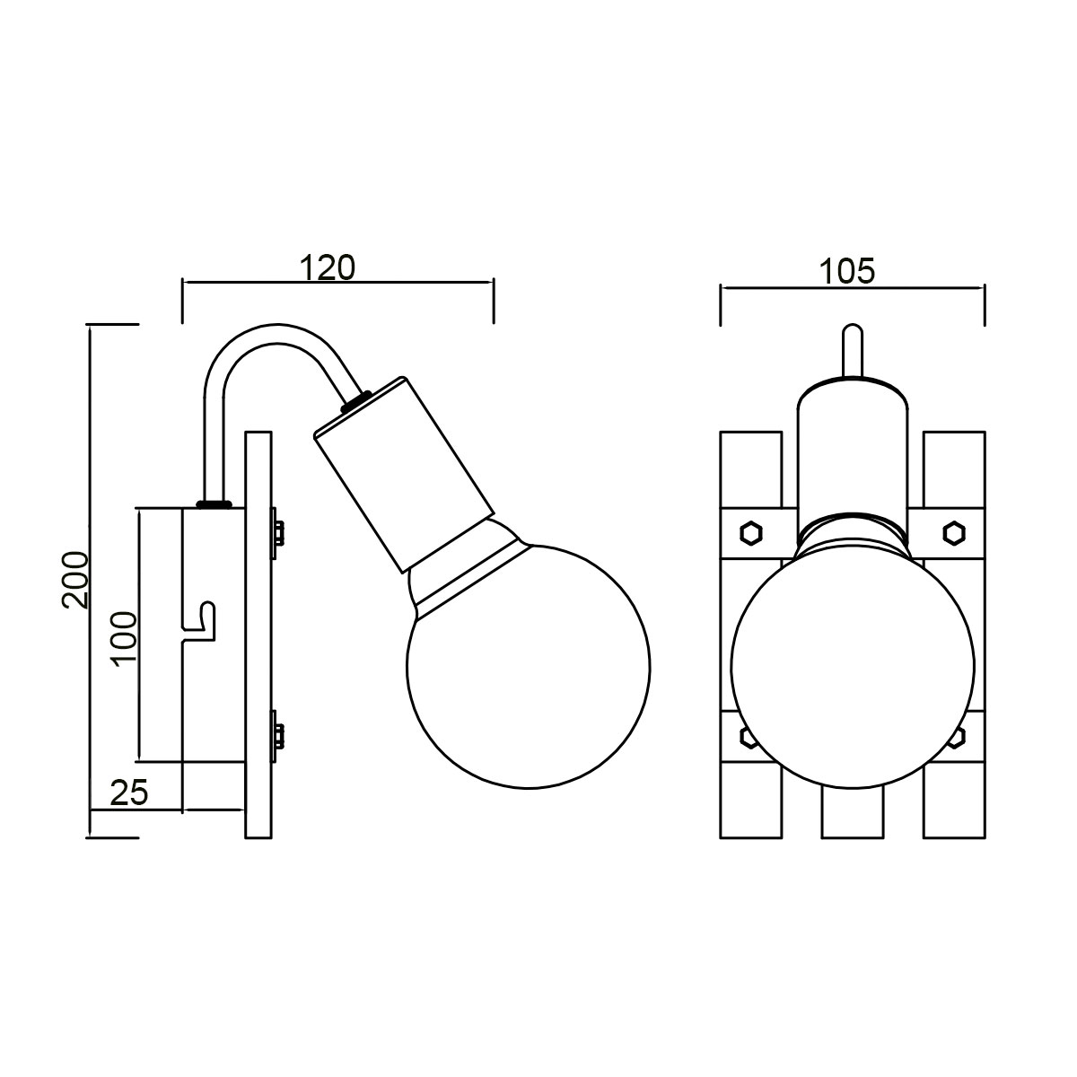 Бра Vele Luce Tendenza VL6492W01 4