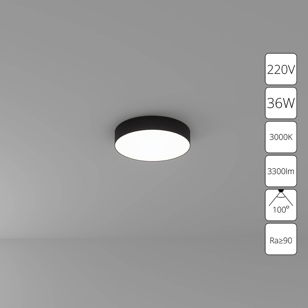 Потолочный светодиодный светильник Arte Lamp Fado A7335PL-1BK 1