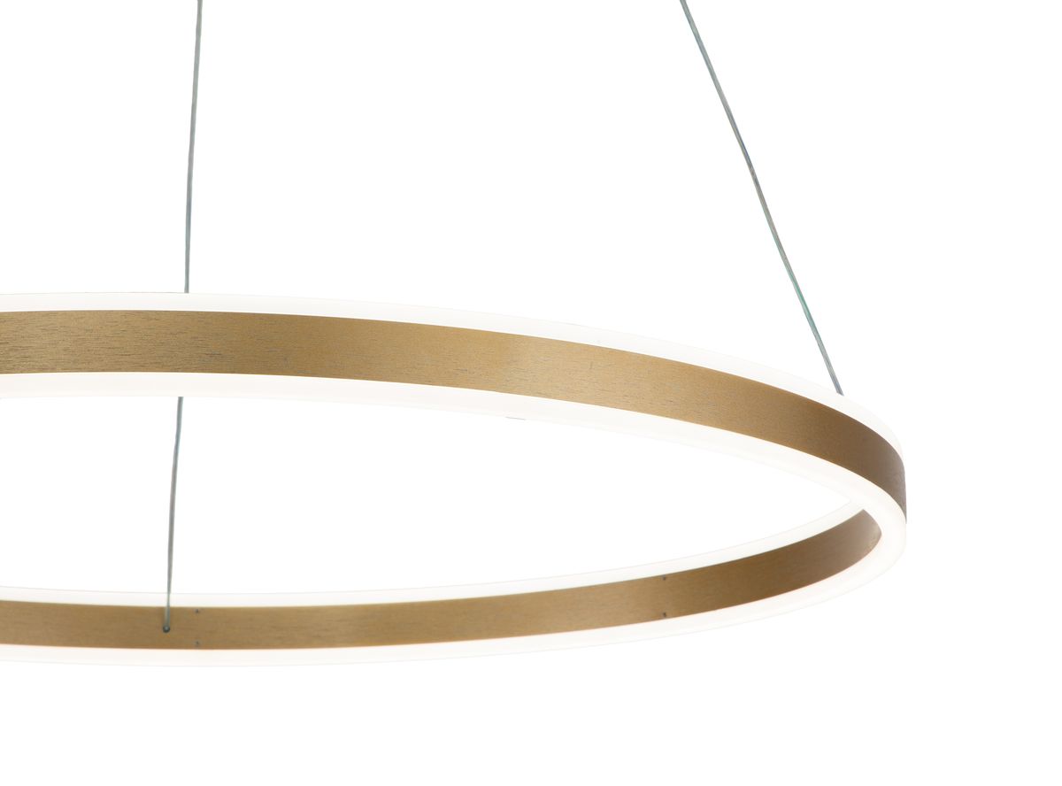 Подвесной светодиодный светильник Indigo Galass 14001/1P Gold V000017L 3