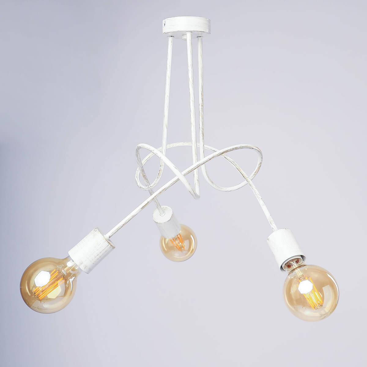 Потолочная люстра Adilux Tango White Patina 10123