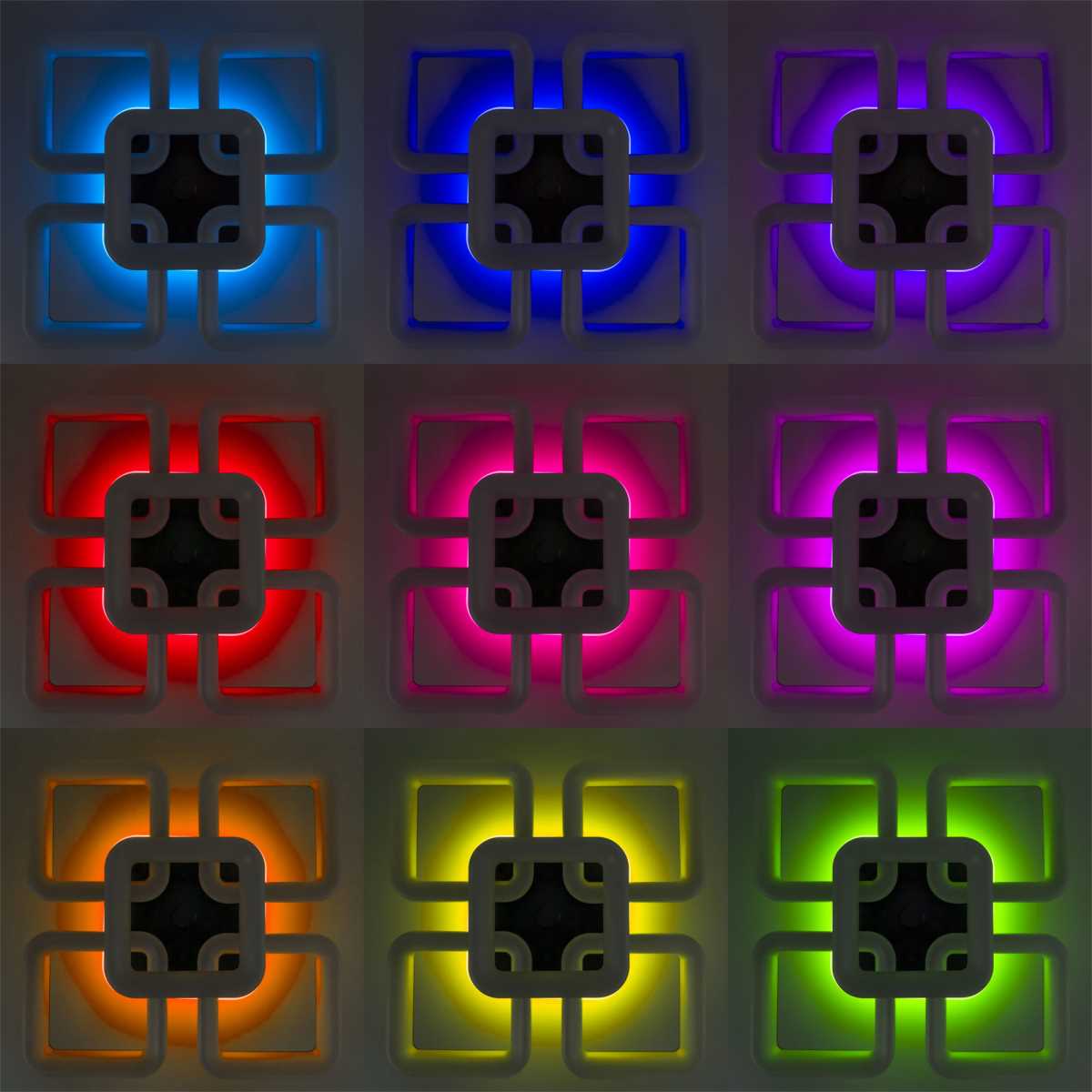 Потолочная светодиодная люстра Citilux Паркер Смарт CL225A255E 1