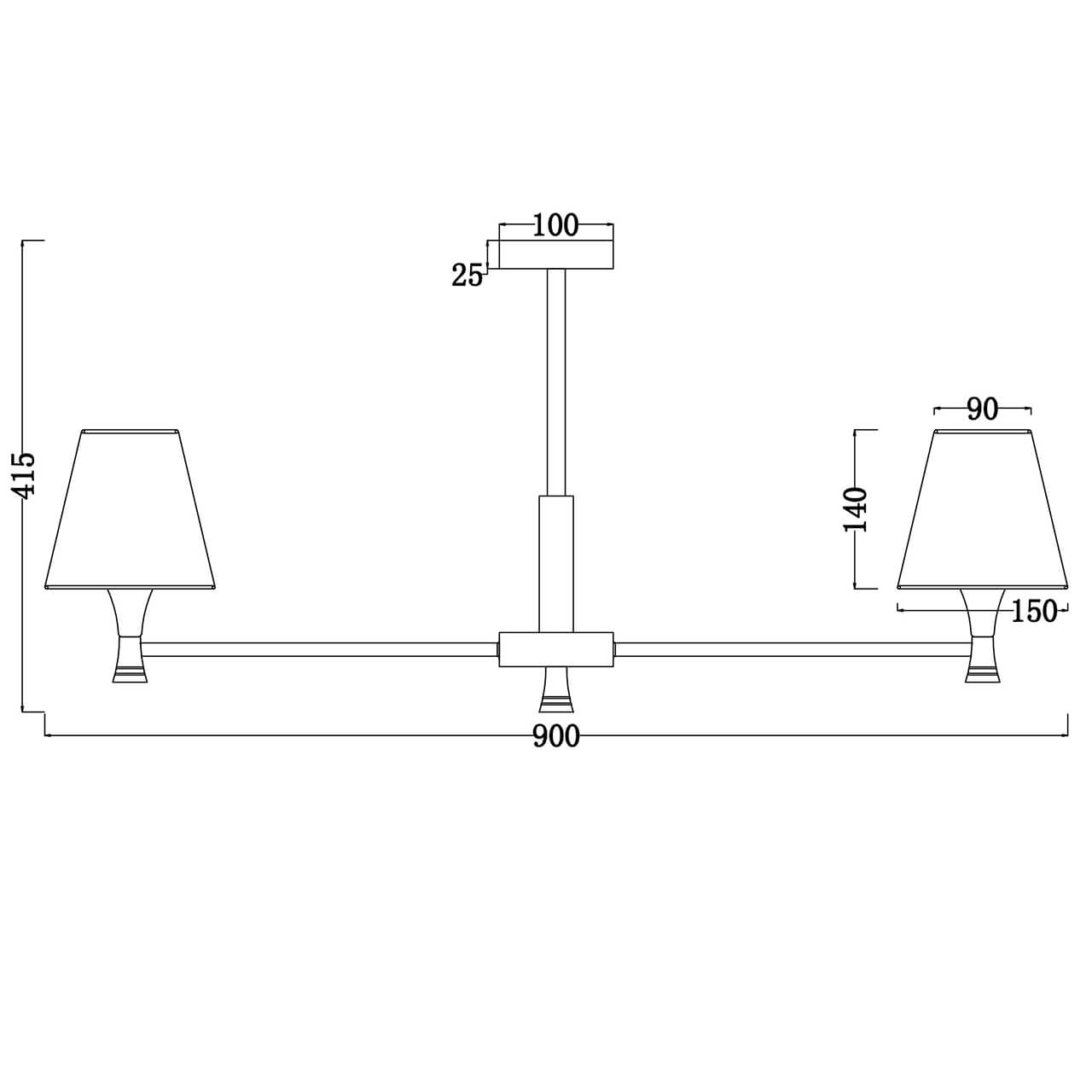 Потолочная люстра Freya Perfetto FR5098PL-08BBS 1