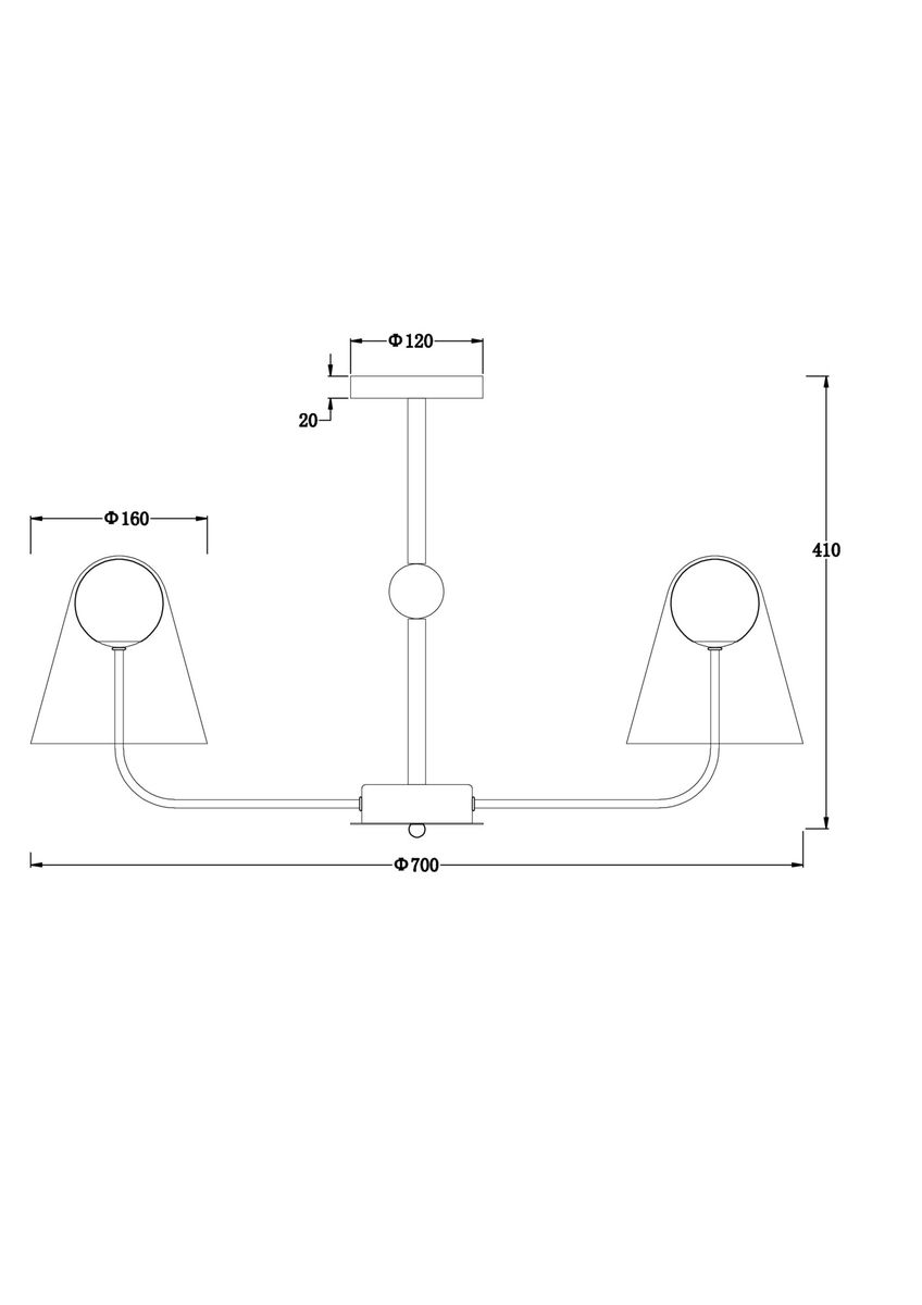 Потолочная люстра Freya Doublety FR5382PL-05BS 1