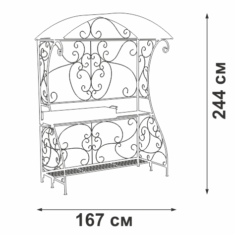 Мангал Vitaluce V7439/1 изображение 2 Мангал Vitaluce V7439/1 Фото № 2