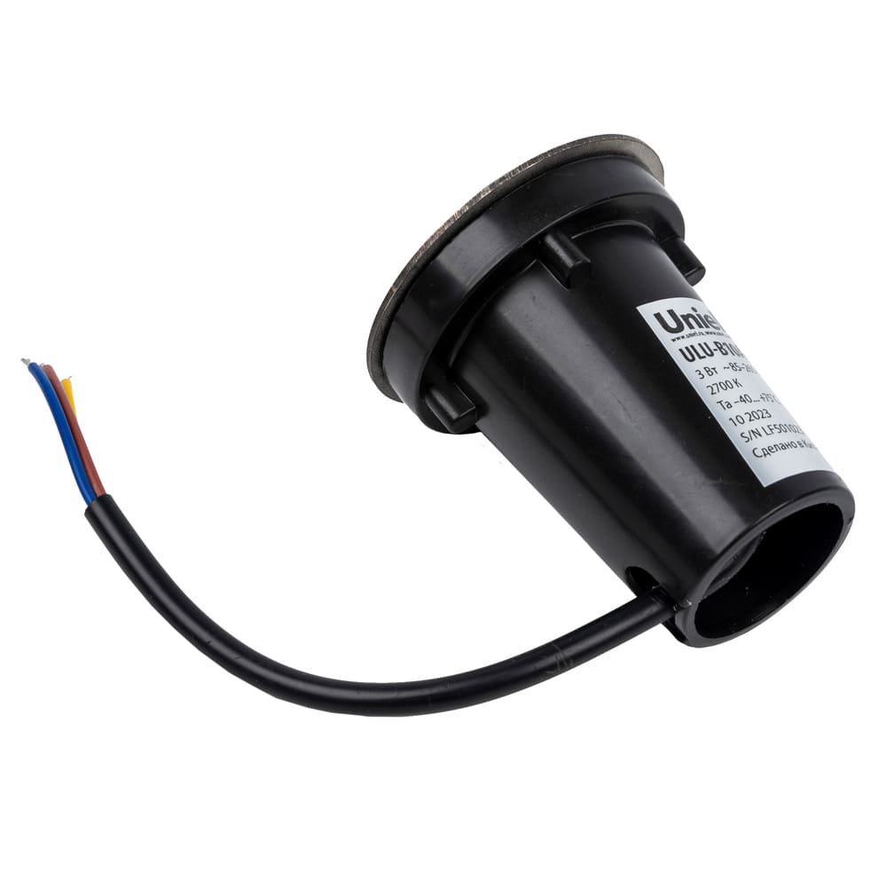 Ландшафтный светодиодный светильник Uniel ULU-B10A-3W/2700K IP67 Grey UL-00006820 2