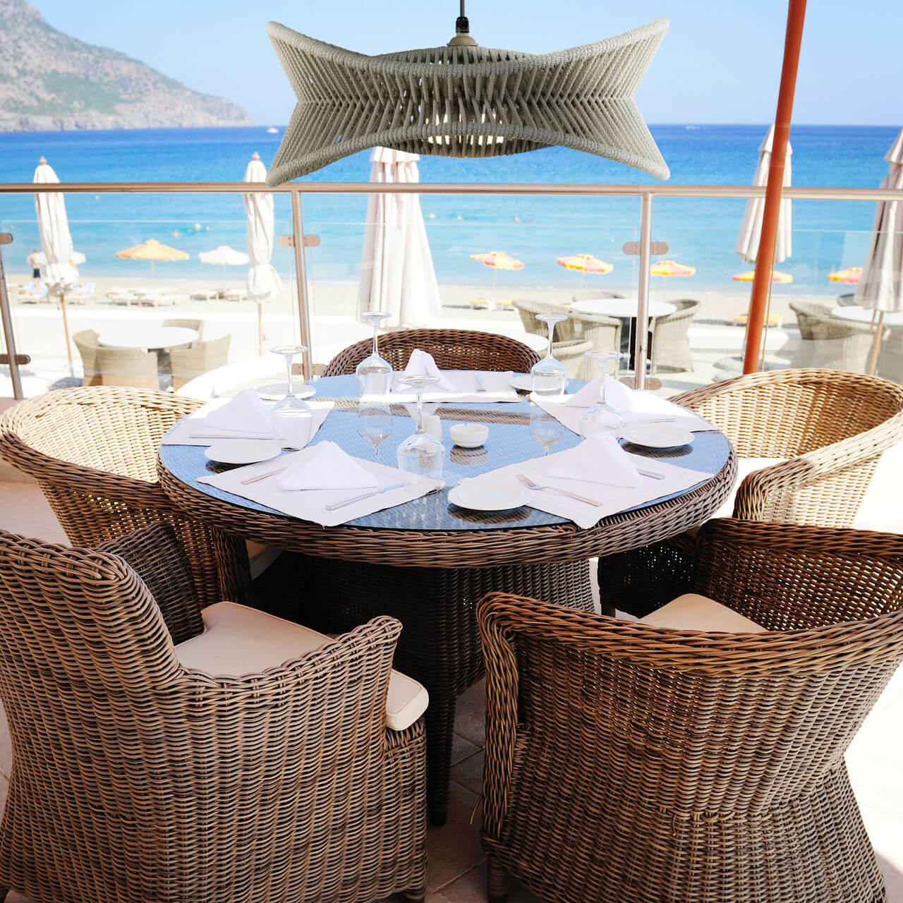 Уличный подвесной светильник Mantra Polinesia 7130 4