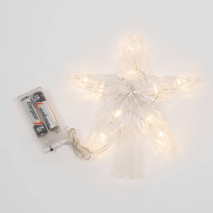 Украшение светодиодное Uniel Звезда-2 теплый белый ULD-H1515-010/STB/2AA Warm White Star-2 UL-00005761 1