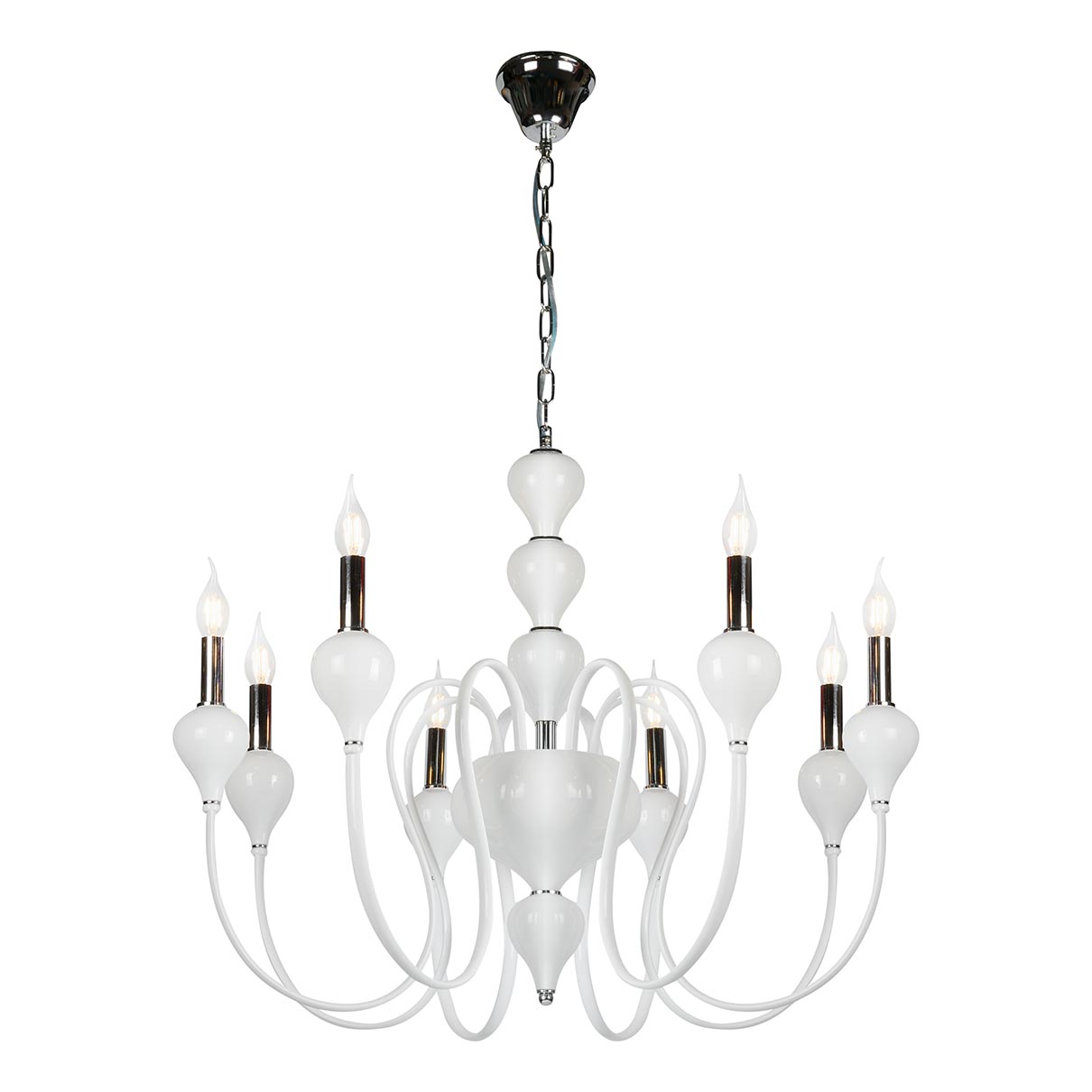 Подвесная люстра iLamp Lady 88003-8 WH