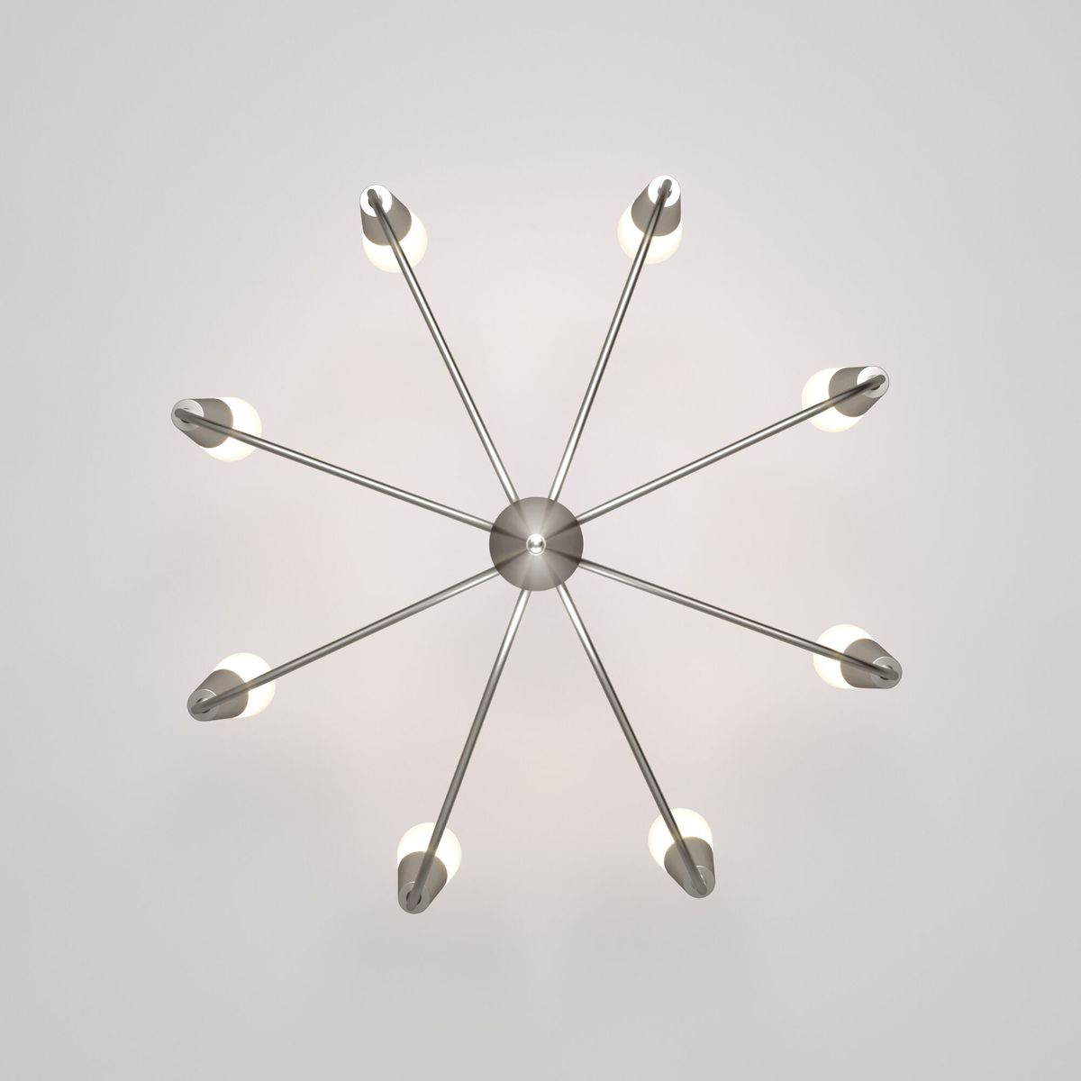 Подвесная люстра Eurosvet Rhyton 60167/8 никель 2