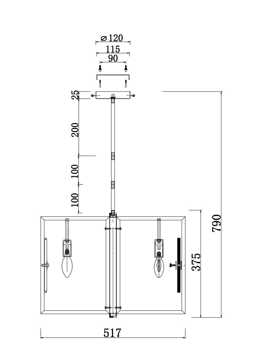 Подвесная люстра Maytoni Marmo MOD099PL-06G 4