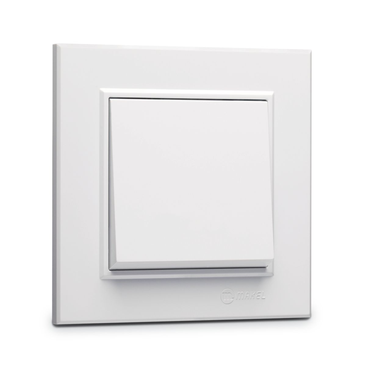 Переключатель Makel 1-кл. СП Karea 10А IP20 бел. 56001005