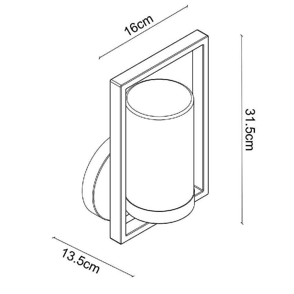 Уличный настенный светильник Lucide Nispen 29827/01/30 3