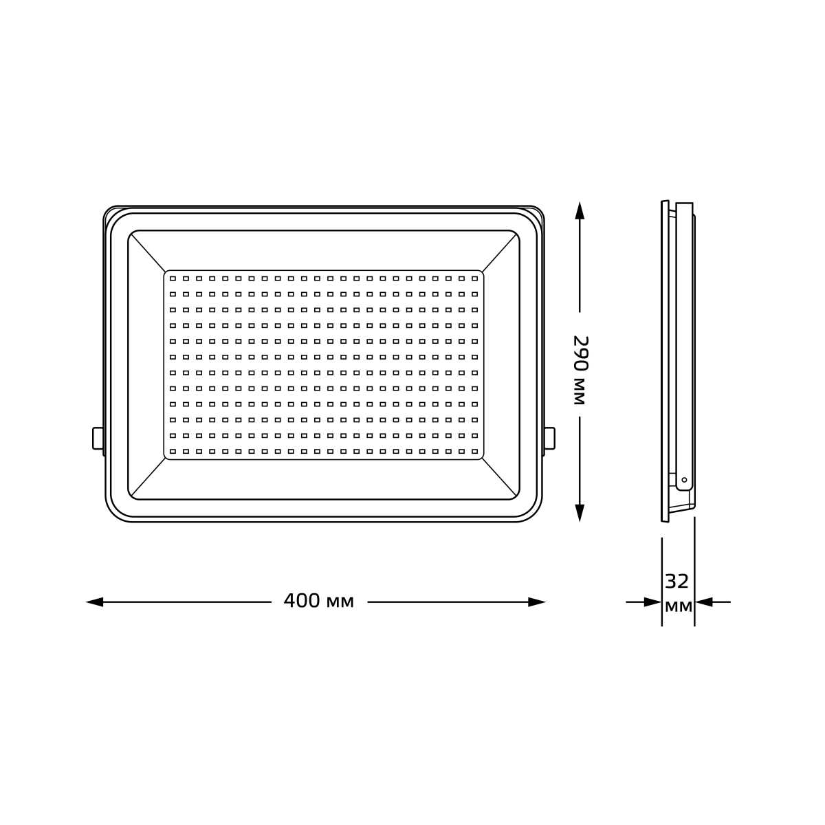 Прожектор светодиодный Gauss Qplus 200W 6500К 690511200 2