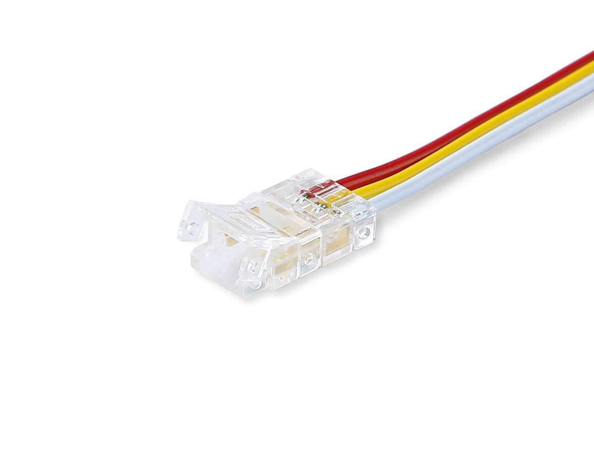 Соединитель гибкий двухсторонний AMBRELLA LIGHT ILLUMINATION COB CCT 12/24V для лент 8mm(3 конт.) (5шт. в комплекте) GS7911 1