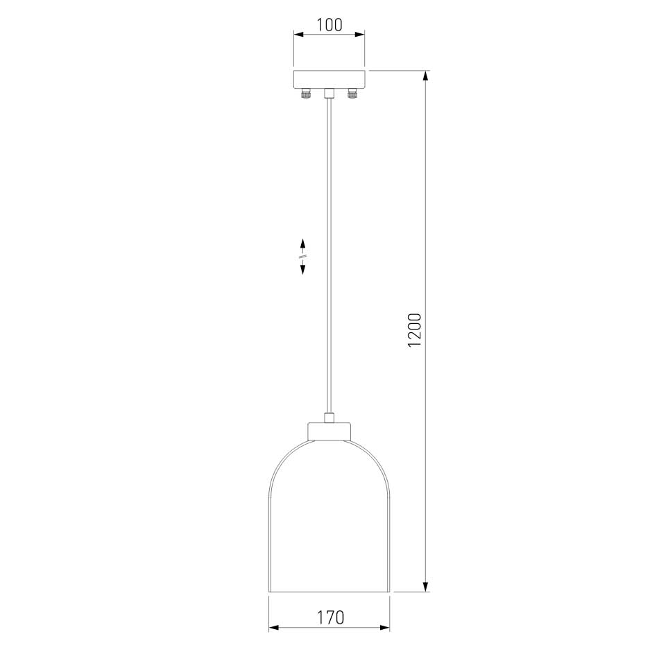 Подвесной светильник Eurosvet Tandem 50119/1 латунь 2