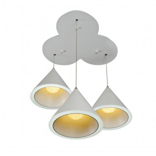 Подвесная светодиодная люстра iLedex WL 8858-3B WH 1