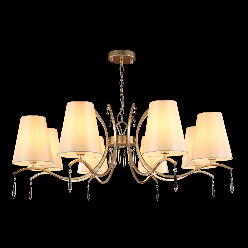 Подвесная люстра Crystal Lux Renata SP8 Gold 4