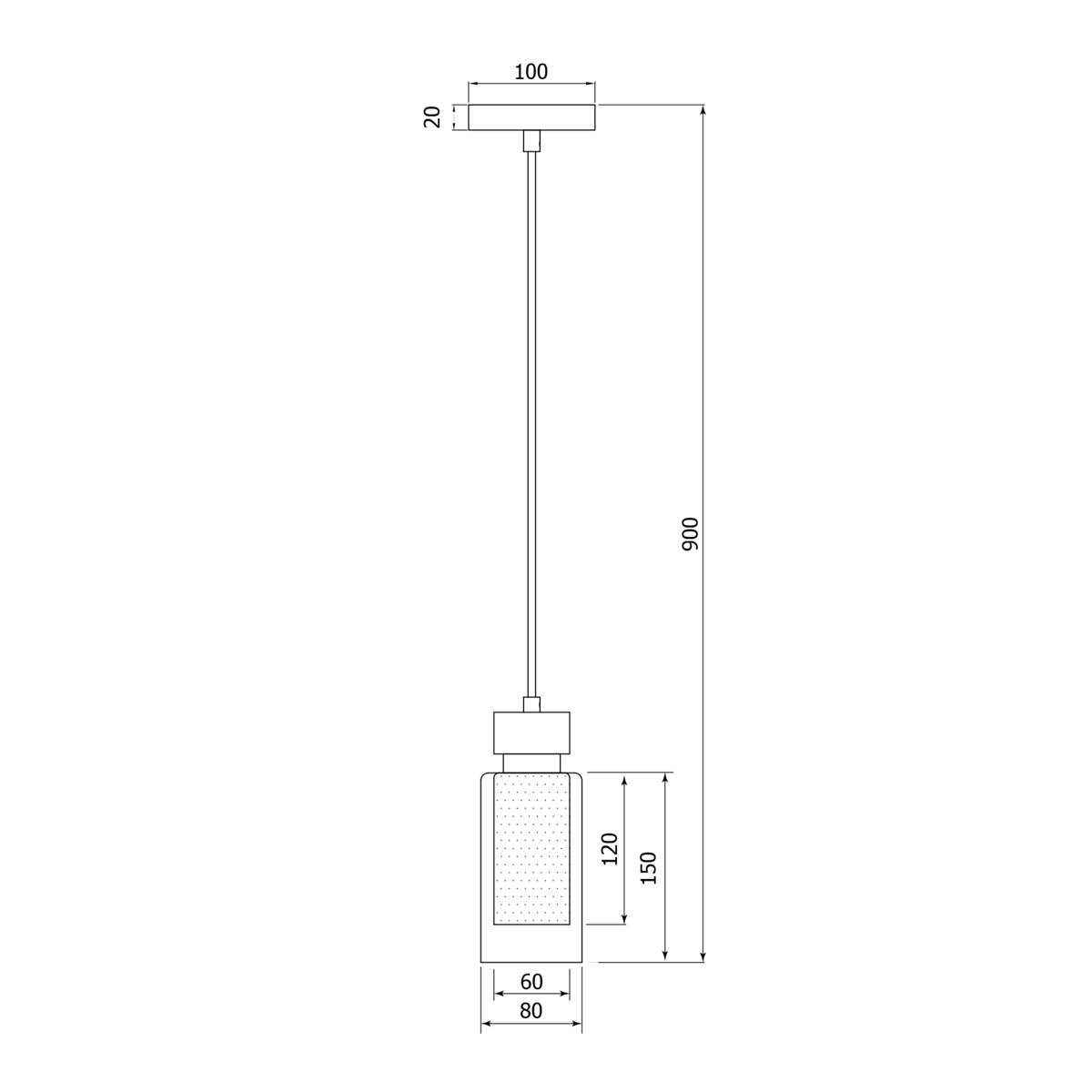 Подвесной светильник Eurosvet Amado 50115/1 черный 1