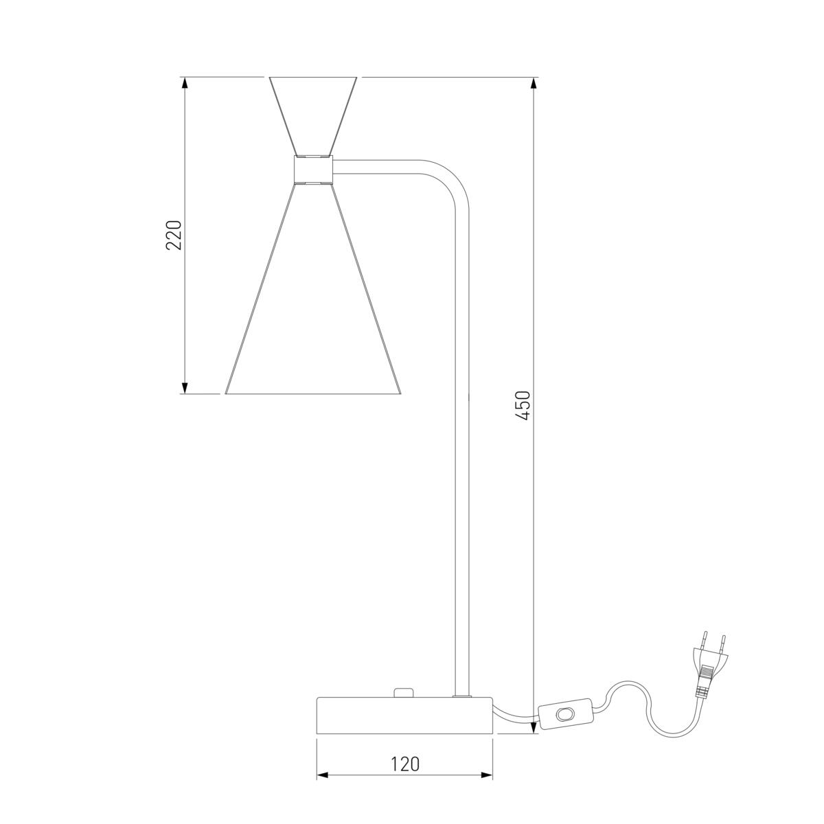 Настольная лампа Bogates Glustin 01109/1 1